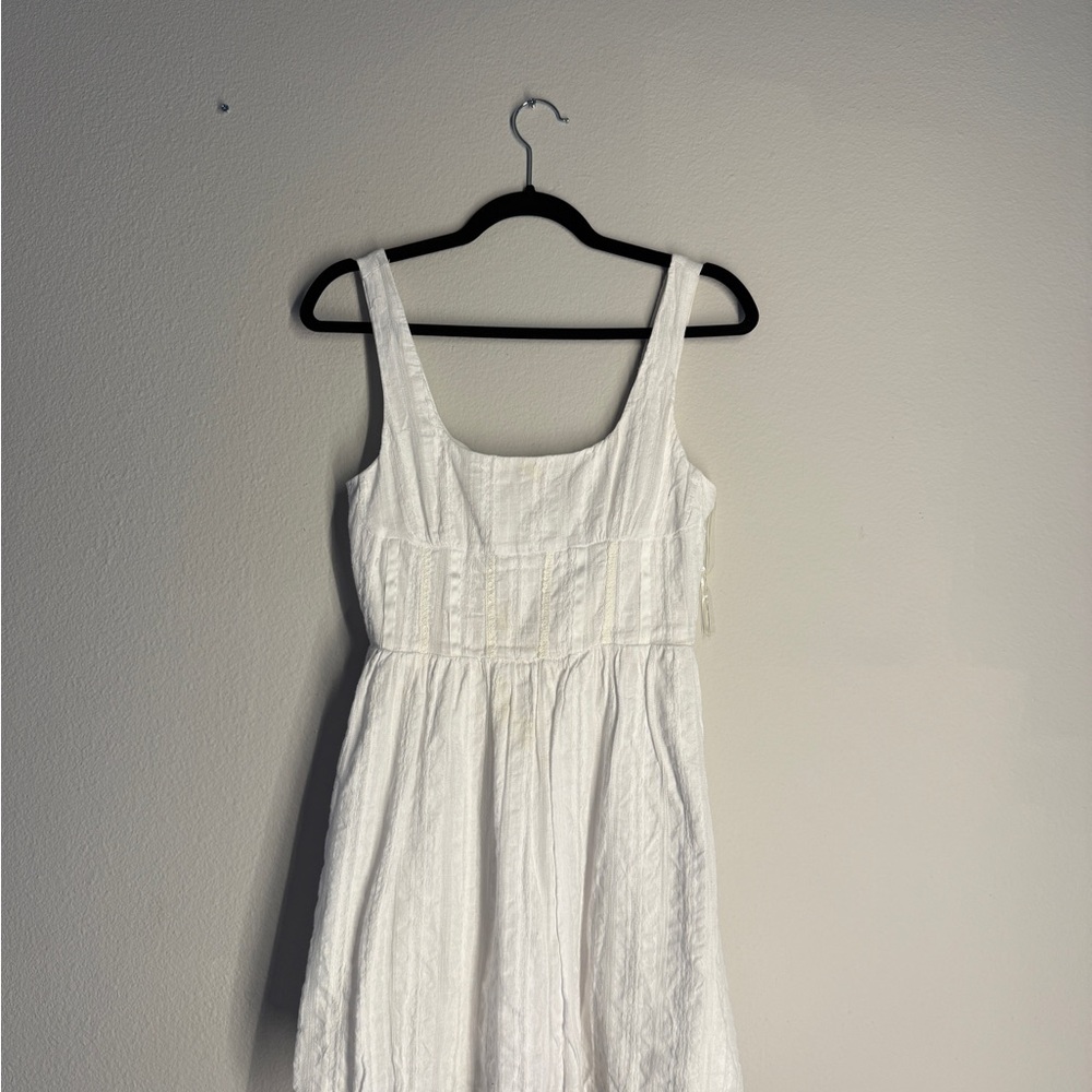 Princess Polly White Textured Dress